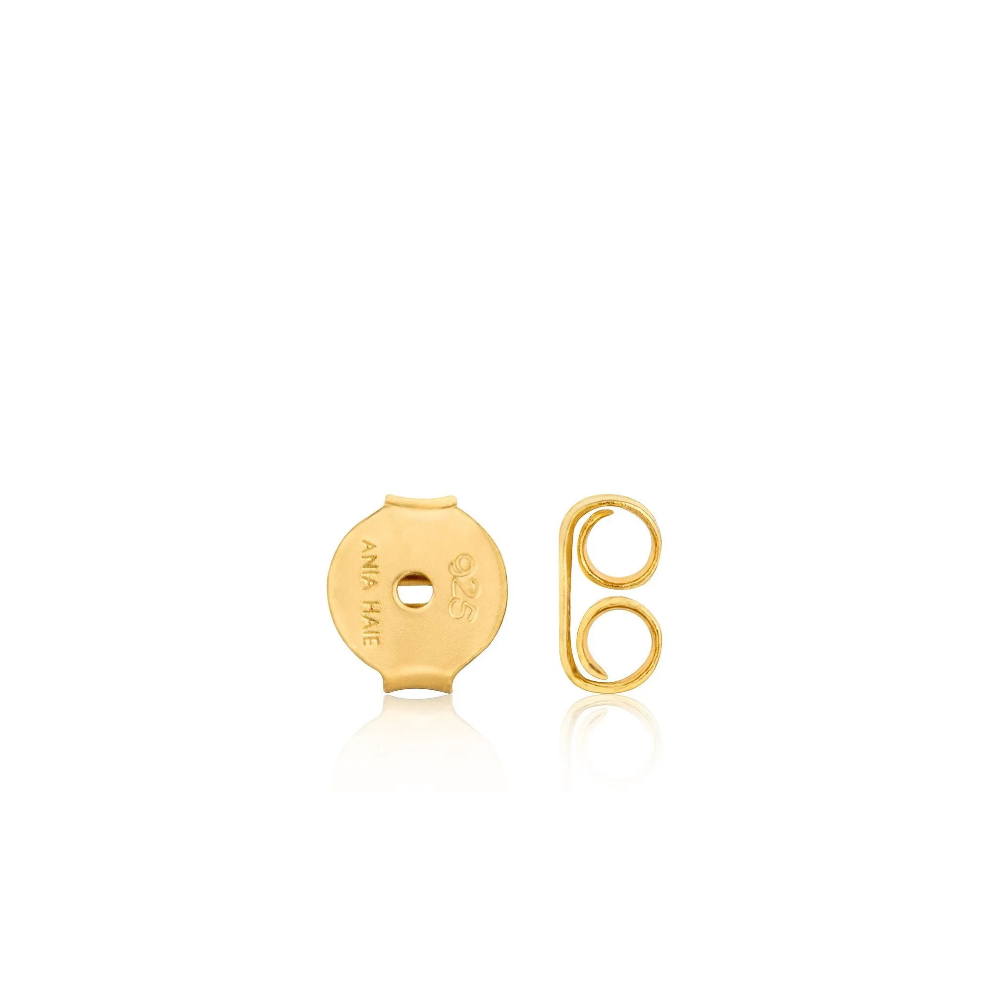 Ania Haie Gold Tidal Turquoise Cabochon Stud Earrings