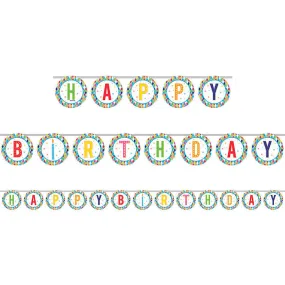 Bulk Bright Birthday Banners (12 per Case)