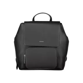 Calvin Klein Black Polyester Women Backpack