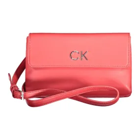 Calvin Klein Red Polyester Women Handbag