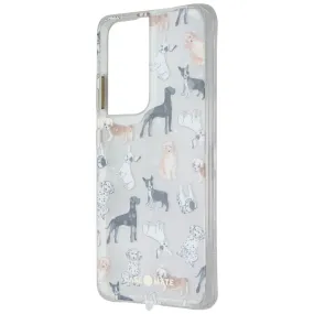 Case-Mate Prints Series Case for Samsung Galaxy S21 Ultra 5G - Pup-arazzi