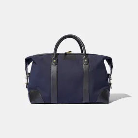 Classic Small Weekend Bag - Blue Canvas by Baron