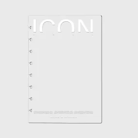 Crystal Clear Notebook Cover | Icon | Half Letter Discbound