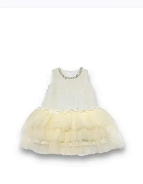 Doe A Dear Tweed  Tulle DRESS