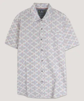 Geo Tile Men's Button Up Shirt