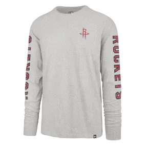 Men's Houston Rockets '47 Triple Threat Franklin Long-Sleeve T-Shirt