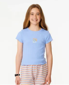 Rip Curl Sun Catcher Rib Tee-Girls