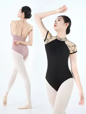 The Eloise Leotard - Embroidered Raglan Sleeve - Bridgerton Collection