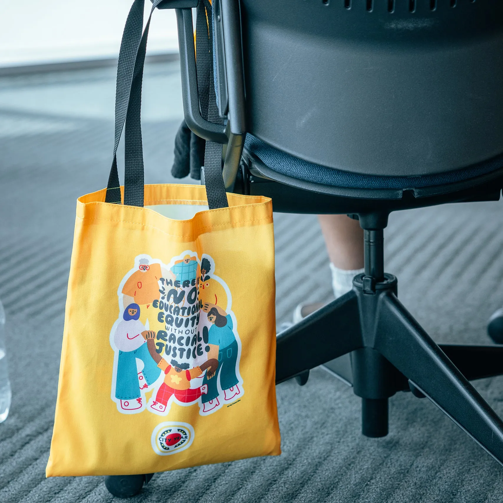 Yellow Educational Equity Tote