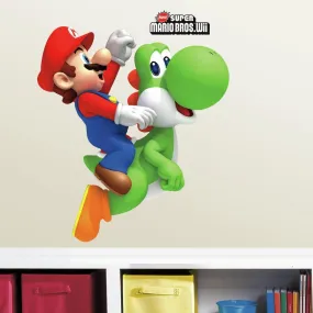 Yoshi & Mario Giant Wall Decals